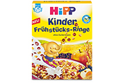 Babynahrungshersteller Hipp ruft europaweit Kinder Frühstücks-Ringe 140 g zurück