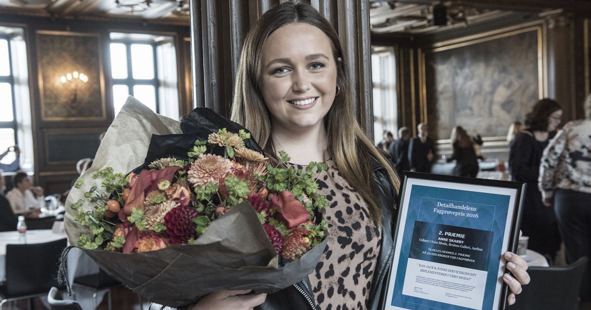 VERO MODA apprentice awarded second prize in ‘Detailhandlens Fagprøvepris 2016’