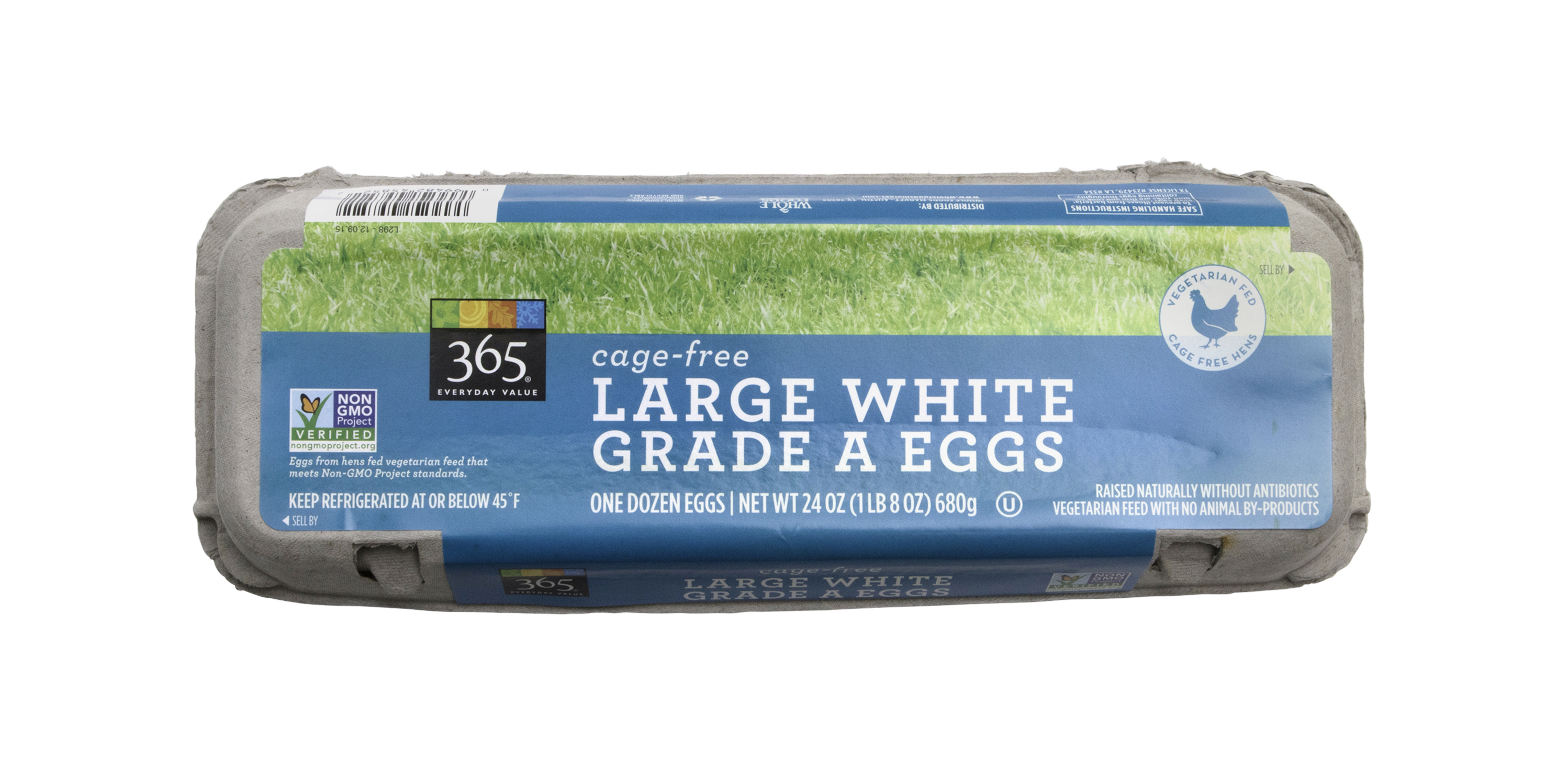 Whole Foods Market stores announces that all 365 Everyday Value® eggs are verified Non-GMO 