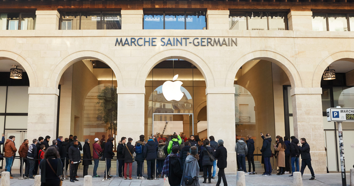 Apple opens its third store in Paris — Apple Marché Saint-Germain 
