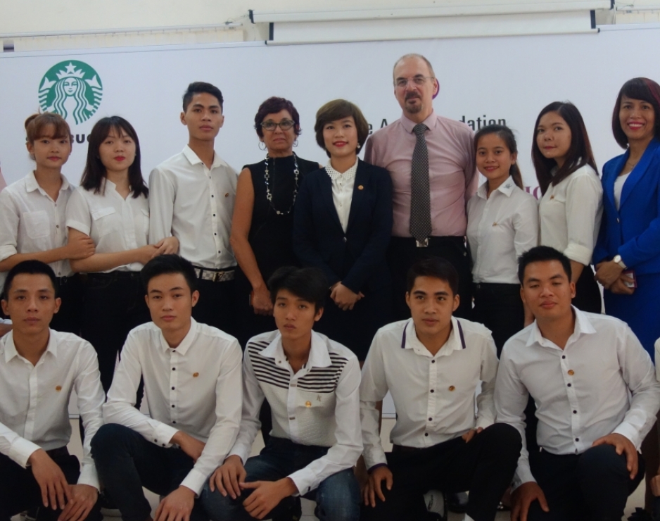 Starbucks Vietnam and The Asia Foundation to prepare disadvantaged young people for careers in Vietnam’s fast-growing food and beverage industry 